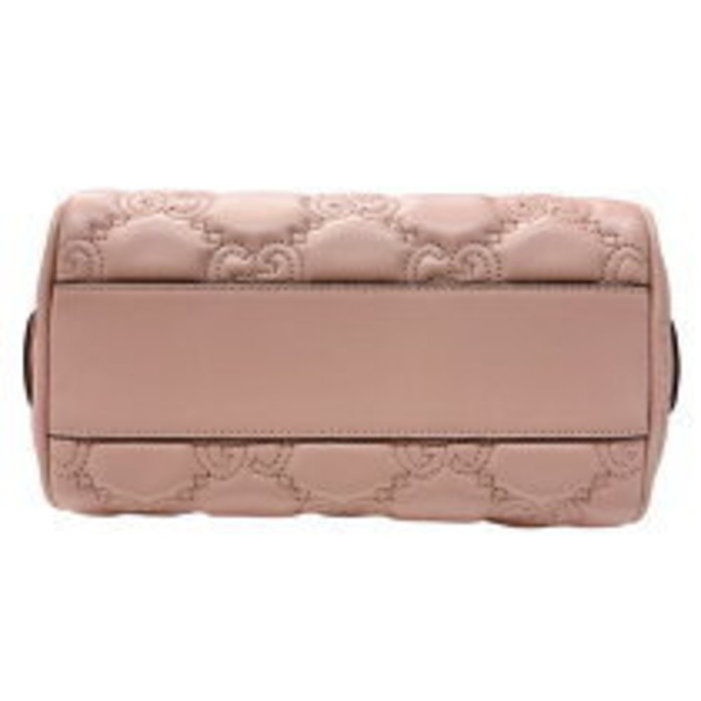 GUCCI GG Matelasse handbag pink Marmont leather - Picture 4 of 5